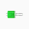 1/8" Hose Barb Male Rotating Lock & Nut Assemblies - Lime