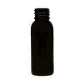 1 oz. Black PET Cosmo Round Bottle with 20/410 Neck (Cap Sold Separately)