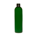 8 oz. Dark Green PET Cosmo Round Bottle with 24/410 Neck (Cap Sold Separately)