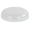 70/400 Natural Polypropylene Unlined Dome Cap