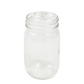 16 oz. Glass Round Canning Jar with 70G-450 Neck - Case of 12 (Cap Sold Separately)