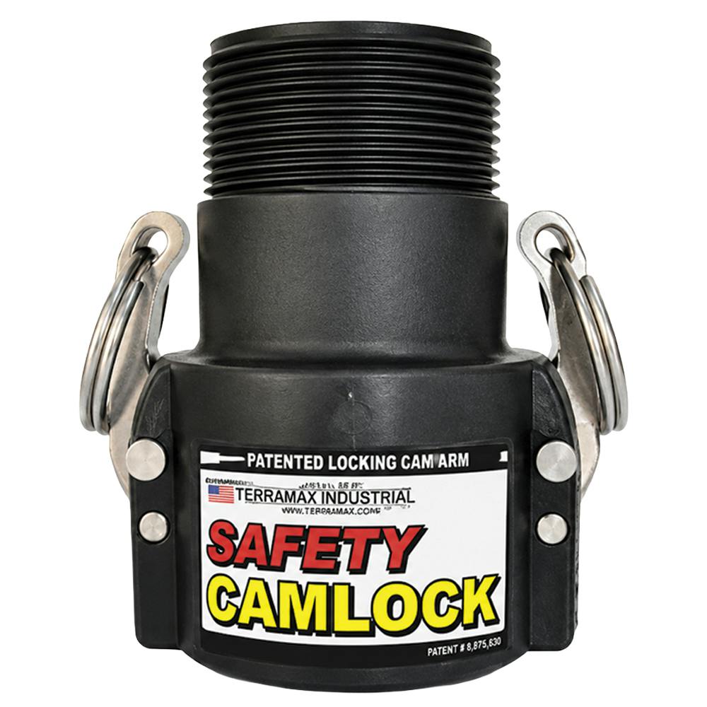 1-1/2" Female Coupler x 1-1/2" MNPT Safety Camlock Fitting