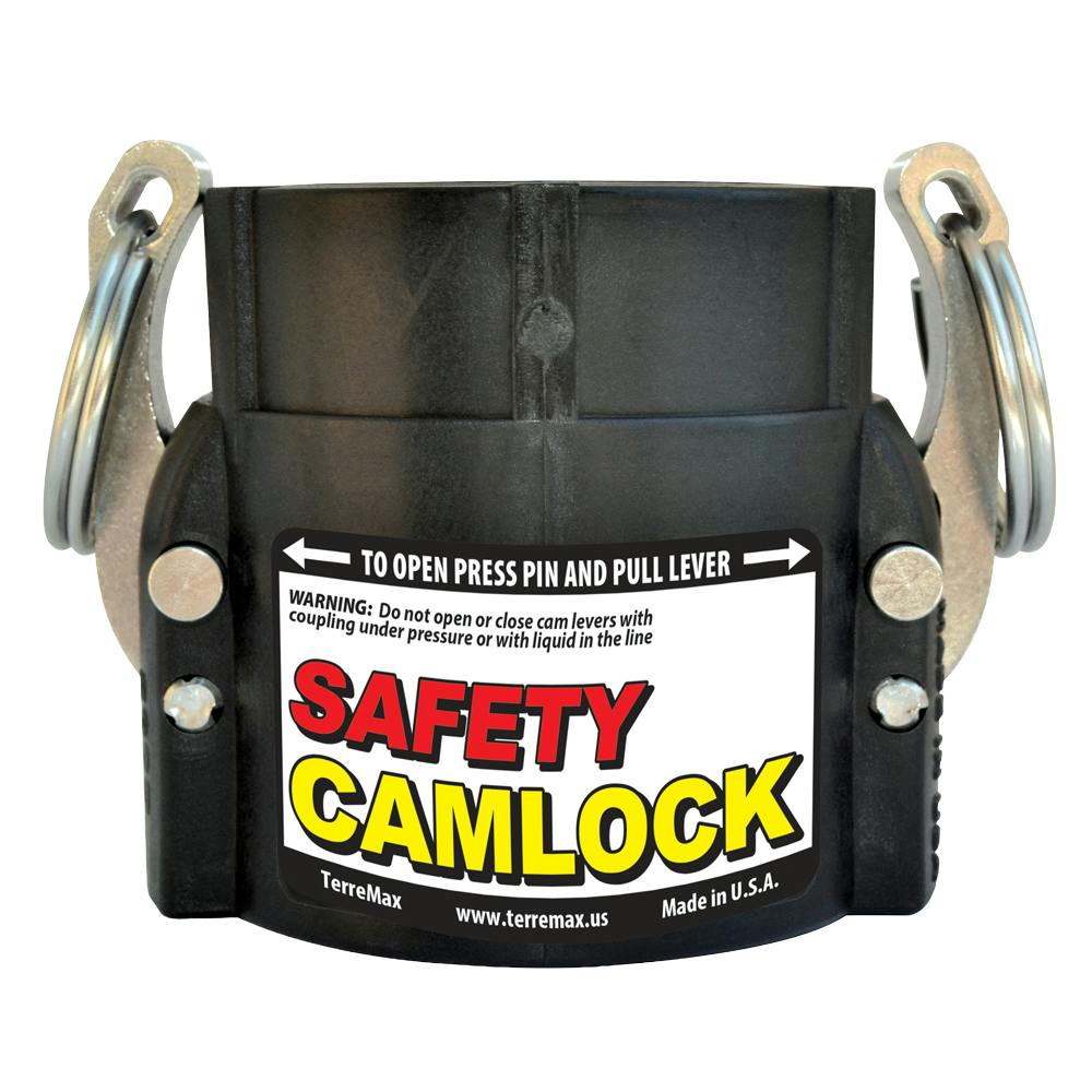 1" Female Coupler x 1" FNPT Safety Camlock Fitting