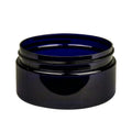 8 oz. Cobalt Blue PET Straight-Sided Round Jar with 89/400 Neck (Cap Sold Separately)