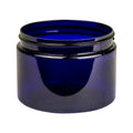 12 oz. Cobalt Blue PET Straight-Sided Round Jar with 89/400 Neck (Cap Sold Separately)