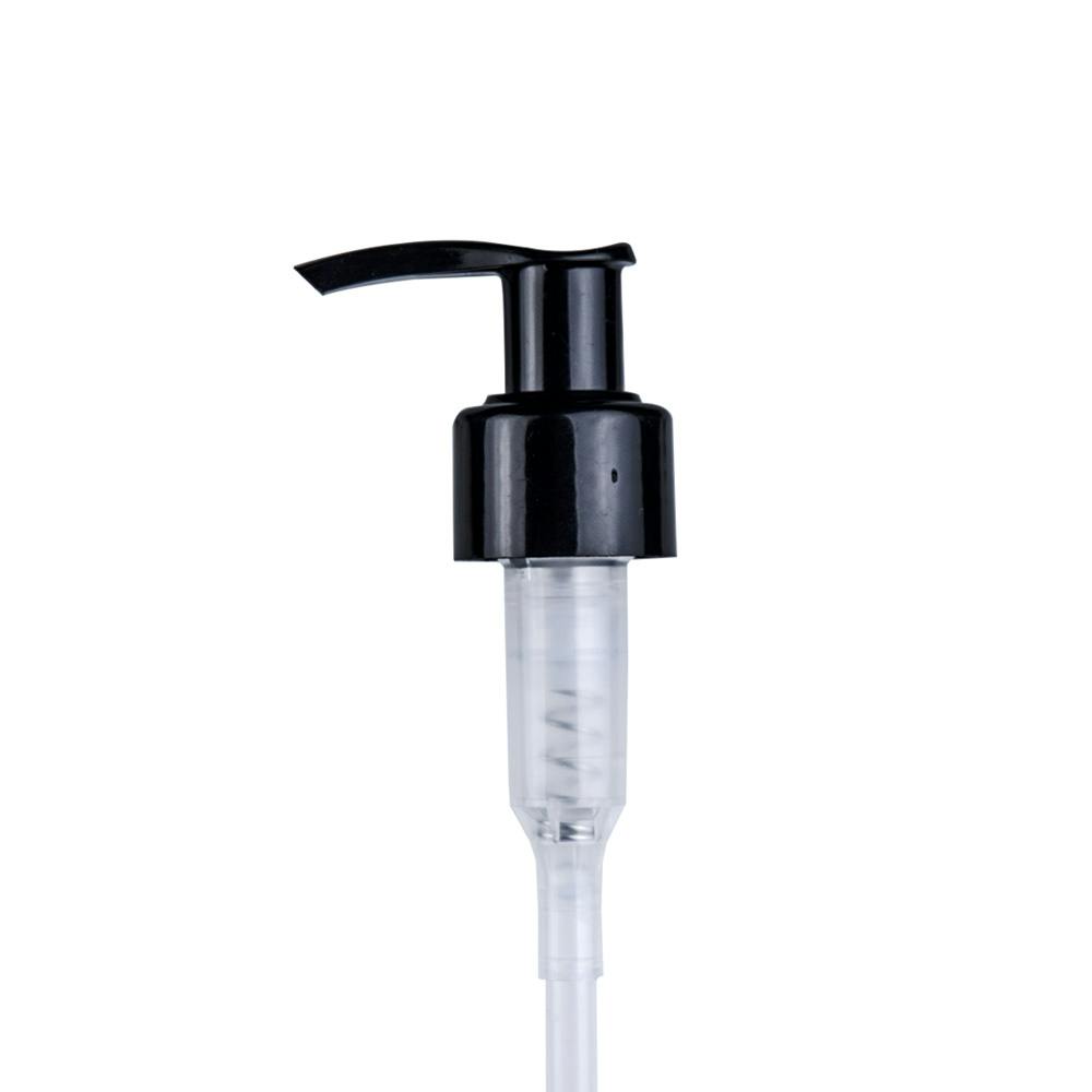 24/410 Black Lock-Up Lotion Pump with 6-9/16" Dip Tube