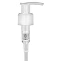 24/410 White Lock-Up Lotion Pump with 8-3/4" Dip Tube
