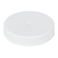 53/400 White Polypropylene Unlined Ribbed Cap