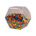 129 oz. Clear PVC Hexagon Jar with 110mm Snap-on Neck (Lid Sold Separately)