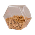 197 oz. Clear PVC Hexagon Jar with 110mm Snap-on Neck (Lid Sold Separately)