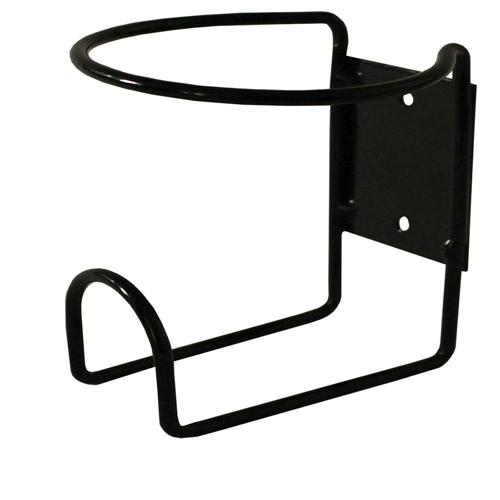 Black Powder-Coated Wire Wall Mount Rack for 32 oz. Bottles