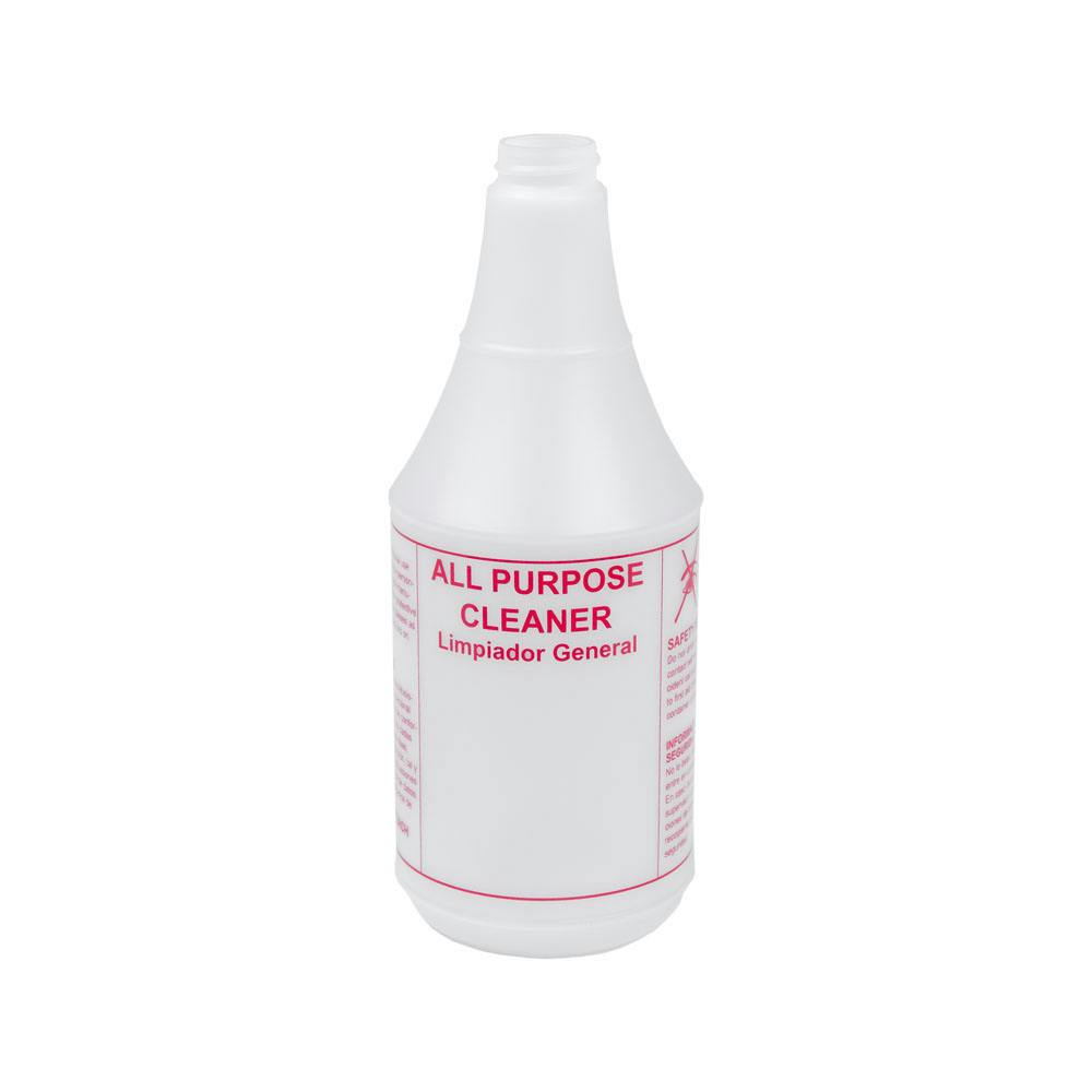 24 oz. HDPE All-Purpose Cleaner Bottle with 28/400 Neck (Sprayer or Cap Sold Separately)