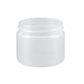 2 oz. Natural Polypropylene Dome Double-Wall Round Jar with 58mm Neck (Cap Sold Separately)
