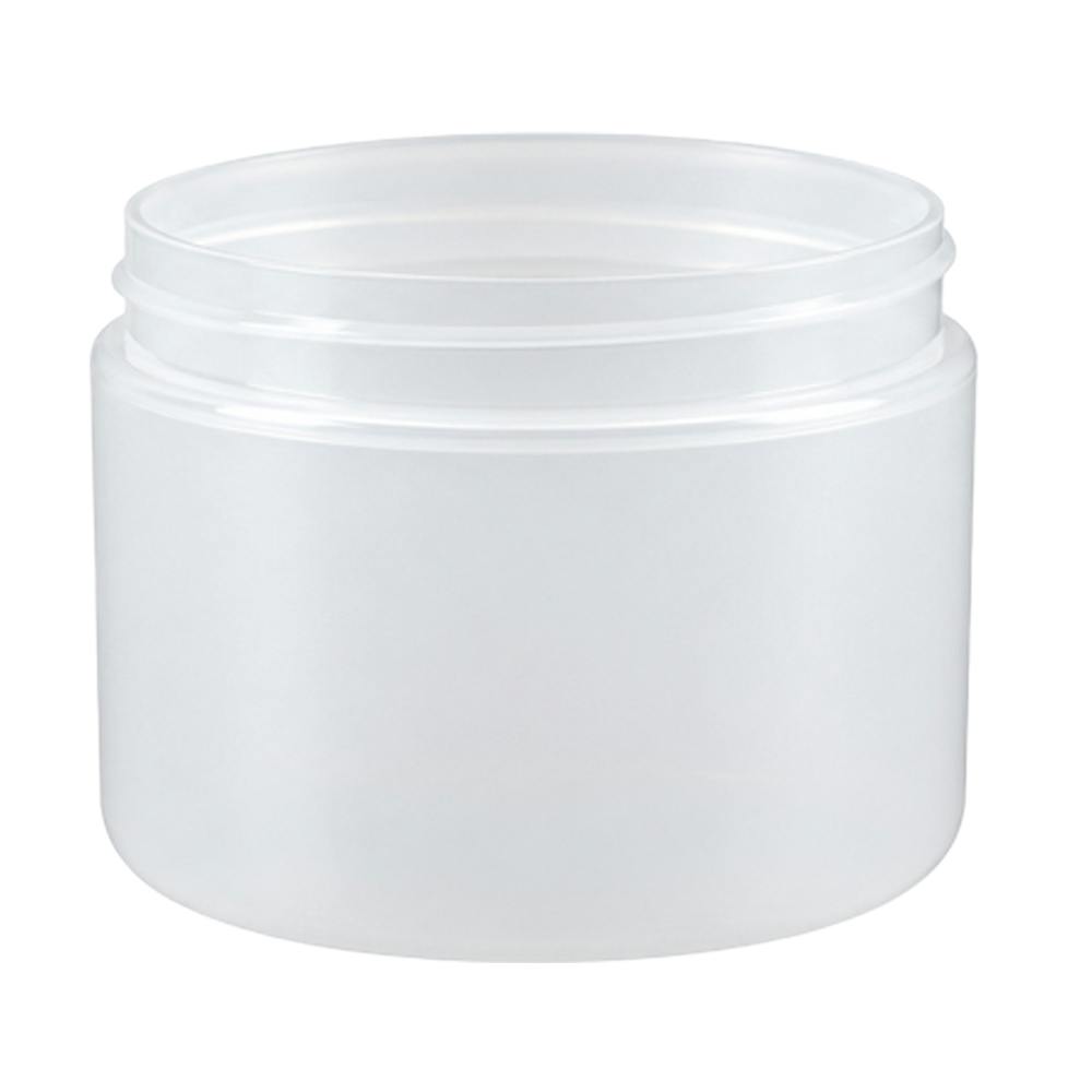 8 oz. Natural Polypropylene Dome Double-Wall Round Jar with 89mm Neck (Cap Sold Separately)