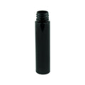 1 oz. Black Slim PET Cylindrical Bottle with 20/410 Neck (Cap Sold Separately)