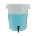 20 Quart Tamco® Container with Molded In Hand Grips & Snap On Cover