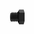 10-32 UNF Black Nylon Threaded Plug