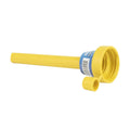 5" Yellow Flexible Spout Funnel with Cap