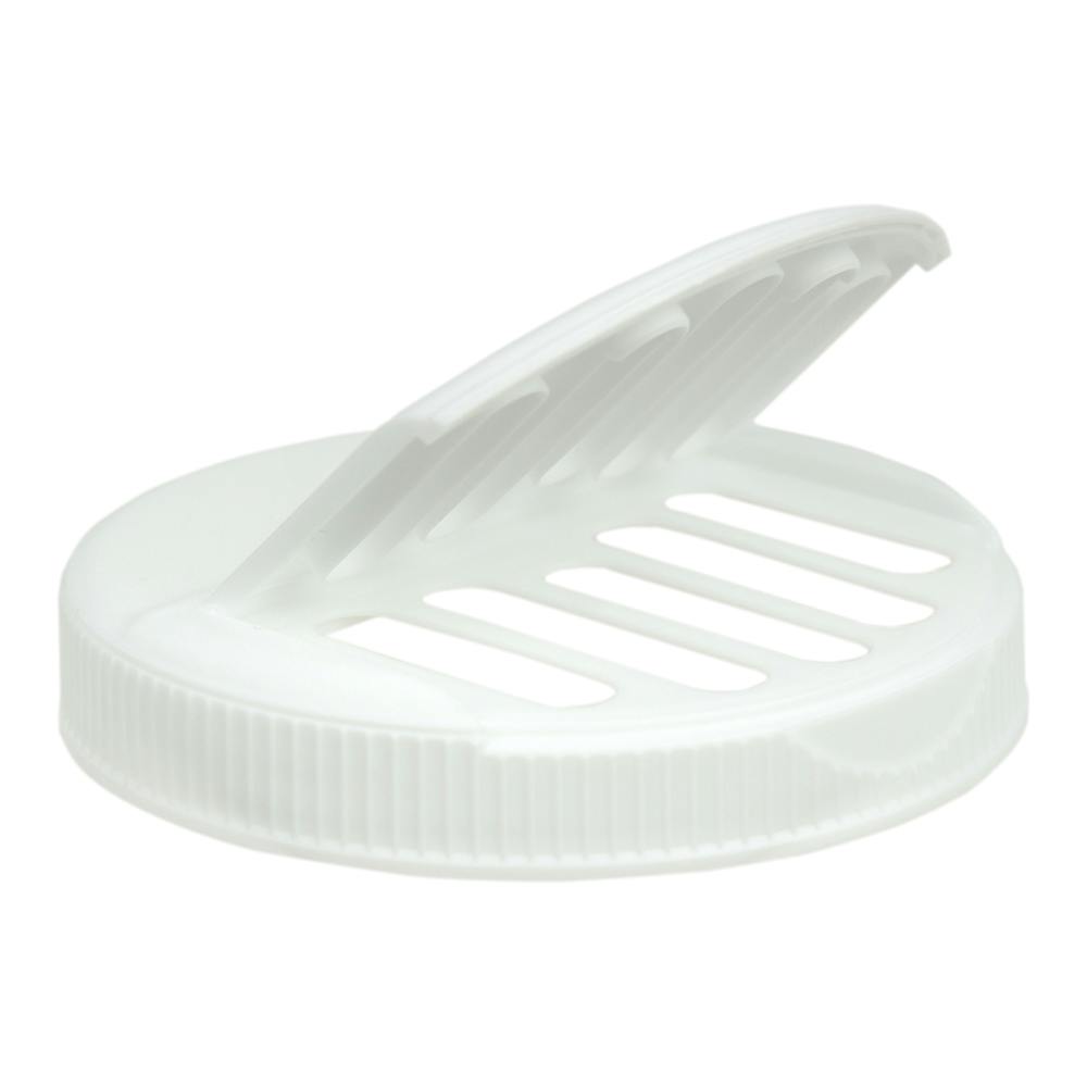 110/400 White Shaker Cap
