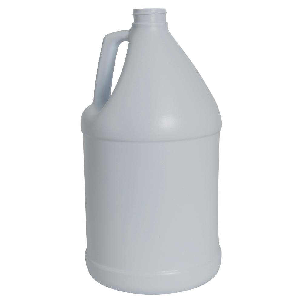 1 Gallon White with Blue Tint HDPE Round Jug with 38/400 Neck (Cap Sold Separately)