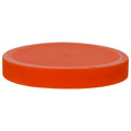 100/400 Orange Polypropylene Unlined Ribbed Cap