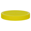 100/400 Yellow Polypropylene Unlined Ribbed Cap