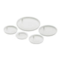 89mm White Polypropylene Tabbed Jar Disc