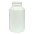 10.1 oz. (300cc) White HDPE Wide Mouth Packer Bottle with 45/400 Neck (Cap & Band Sold Separately)