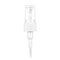 24/410 White Ribbed Finger Sprayer - 7-5/8" Dip Tube & 0.7mL Output