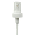 28/400 White Ribbed Finger Sprayer - 7-5/8" Dip Tube & 0.7mL Output
