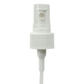 28/410 White Ribbed Finger Sprayer - 7-5/8" Dip Tube & 0.7mL Output