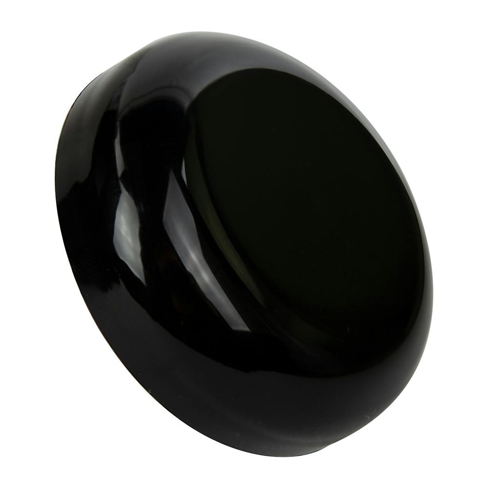 53/400 Black Polypropylene Unlined Dome Cap