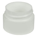 1/4 oz. White Polypropylene Straight-Sided Double-Walled Round Jar with 33/400 Neck (Cap Sold Separately)