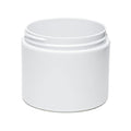4 oz. White Polypropylene Straight-Sided Double-Walled Round Jar with 70/400 Neck (Cap Sold Separately)