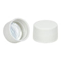 28/410 White Cap with Foil Induction Seal for PET & PVC Containers