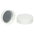 38/400 White Cap with Foil Induction Seal for PET & PVC Containers