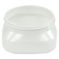 4 oz. White PET Firenze Square Jar with 70/400 Neck (Cap Sold Separately)