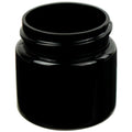 1 oz. Black PET Straight-Sided Round Jar with 38/400 Neck (Cap Sold Separately)