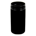 32 oz. Black PET Straight-Sided Round Jar with 89/400 Neck (Cap Sold Separately)