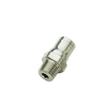 3/8" Tube x 1/4" NPT Nickel-Plated Brass Male Connector
