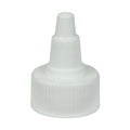 24/400 White Twist Open/Close Dispensing Cap with 0.115" Orifice