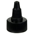 24/400 Black Twist Open/Close Dispensing Cap with 0.115" Orifice