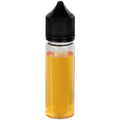 50mL Clear PET Unicorn Bottle with Black Polypropylene Child-Resistant Cap (CRC) & Tamper-Evident (TE) Cap