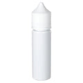 50mL Opaque White PET Unicorn Bottle with White Polypropylene Child-Resistant Cap (CRC) & Tamper-Evident (TE) Cap