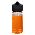 100mL Clear PET Unicorn Bottle with Black Polypropylene Child-Resistant Cap (CRC) & Tamper-Evident (TE) Cap