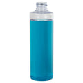8 oz. Clear PVC Cylindrical Bottle with 24/410 Neck (Cap Sold Separately)
