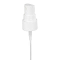 20/400 White Ribbed Finger Sprayer - 3-3/4" Dip Tube & 0.14mL Output