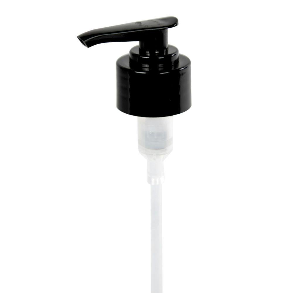 28/410 Black Smooth Lotion Pump with 9-1/4" Dip Tube