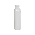4 oz. White PET Cosmo Round Bottle with 24/410 Neck (Cap Sold Separately)