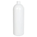 32 oz. White PET Cosmo Round Bottle with 28/410 Neck (Cap Sold Separately)